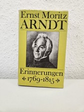 Vintage Buch Ernst Moritz Arndt Erinnerungen 1769-1815 1.Auflage 1985