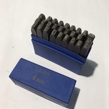 Schlagbuchstaben Stempel Schlagstempel A -Z, Schriftgröße 6 mm  (P-83)