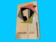 1950er PHILISHAVE in OVP elektrischer Rasierer im ETUI  benutzt voll funktionsfä