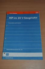 Selbststudienprogramm SSP 121 AUDI MPI im 20 V- Saugmotor 1990