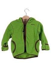 JAKO-O Kinder Fleecejacke Kapuze Gr. 80/86 Grün Outdoor Polyester