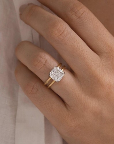 1ct kissenschliff moissanit - kissenschliff,