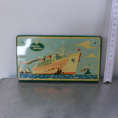 Blechdose navy tin faber - navy,