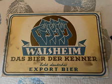Walsheim Bier Reklameschild