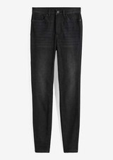 Super Skinny Push-Up Jeans regular Gr. 42 Schwarz Denim Damenjeans Hose Neu