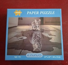 Puzzle Cat with Tiger in Heart