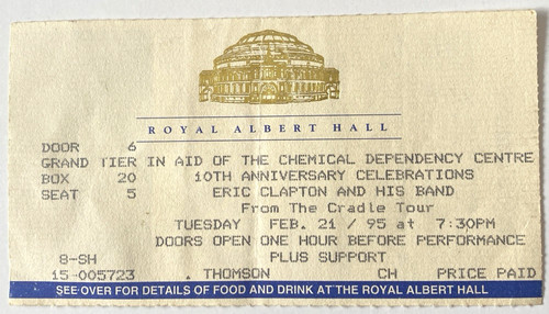 Eric clapton tues 21st - -,