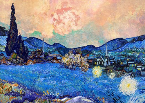 Van gogh sternennacht - van,