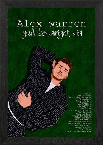 Alex warren album cover kunst - warren,