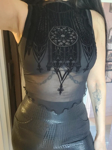 Gothic mesh top - gothic, kathedrale
