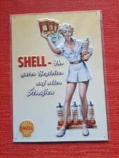 Limitiertes Blechschild "Shell