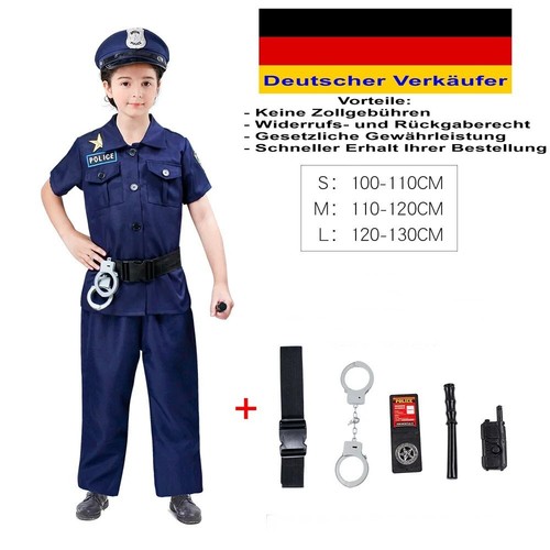 Kinder kostüm polizei - kinder,