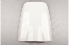 Weisse Soziusabdeckung /