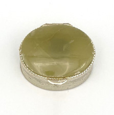 Vintage Pillendose Onyx Marmor