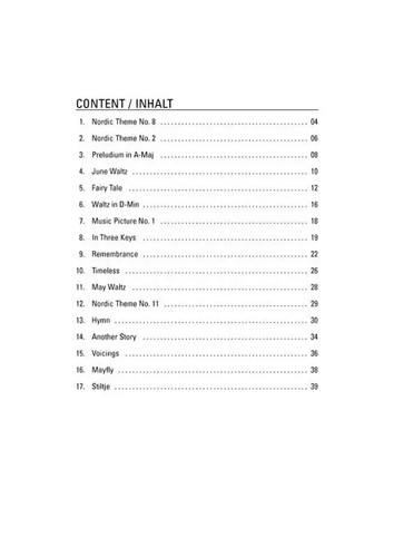 Nordic piano ballads für - ballads, 1