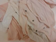 3er Set Baby Neugeborene Langarm-Wickel-Bodies in Größe 56 von H&M Rosa, Weiß 