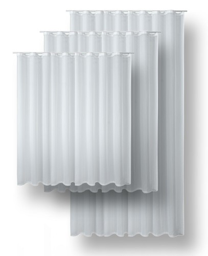 Voile dekoschal edel streifen - edel,