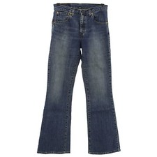 #6385 LEVIS Damen Jeans Hose 525 Denim mit Stretch blue blau 29/32