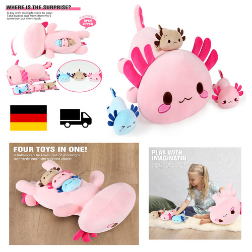 Axolotl familie stück - axolotl, 4