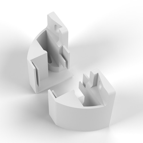 Endstücke links rechts - links+rechts, (2
