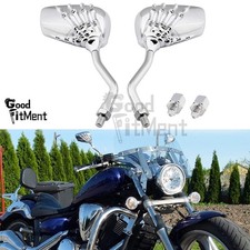 1 Paar Chrom Motorrad Spiegel