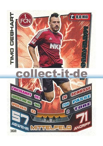 Match attax 368 timo - 368,