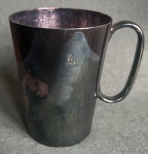 JAMES DIXON & SONS JD Silver HALF PINT MUG Silberbecher Bierkrug SHEFFIELD