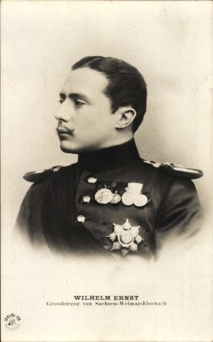 Großherzog wilhelm ernst - ak,