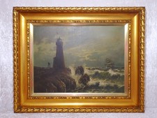 Antikes XL Ölgemälde Bild