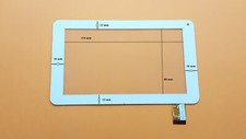 Weiß - Touchscreen Glas