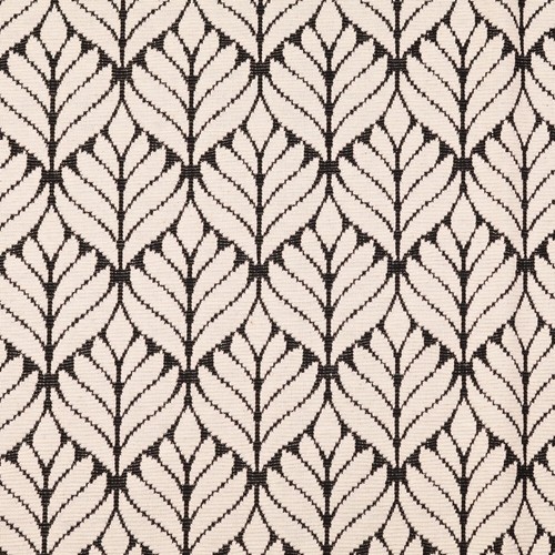 Jacquard jersey blätter natur - jacquard,