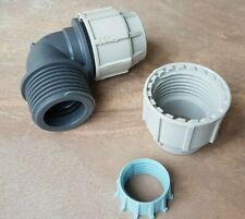 PLASSON Klemmfittings Serie18 -PE Rohr Winkel Verschraubung 32 mm PN 16 DVGW-W