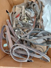 2 Pferde/Ponny Geschirr,Lederriemen Scheunenfund,sehr Stabil,s.Fotos