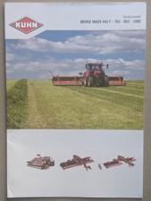 KUHN MERGE MAXX 762 952 1092 Bandschwader Schwader Prospekt Traktor Schlepper
