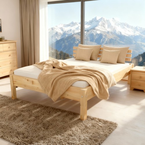 Zirben holz bett - zirben,