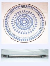 Kuchenplatte Anrichtplatte Glas 32 cm DDR