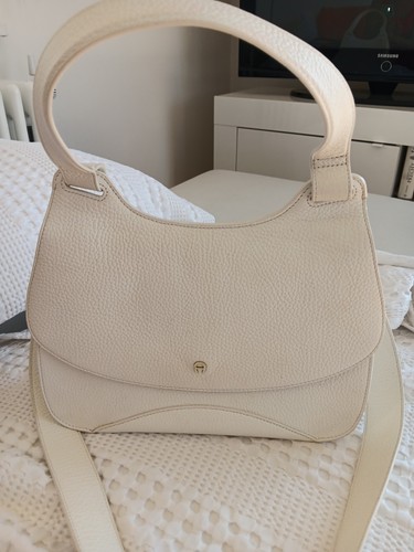 Tasche aigner weiß - weiß, leder