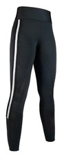 HKM Reitleggings Silver Stripe Style Vollbesatz Silikon