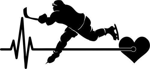 Hockey eishockey 013 aufkleber - eishockey,