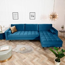 Elegantes Ecksofa COZY VELVET
