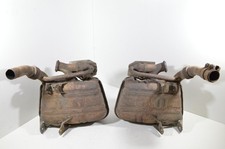 Porsche 911 996 Sport OEM Endschalldämpfer Auspuff Endtopf Set Rost XLF...