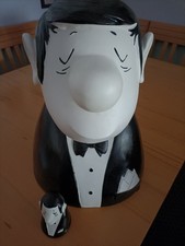 Figur Büste Loriot Herr Müller-Lüdenscheid groß und klein RAR