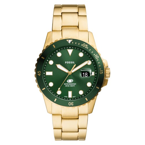 Fossil fs6030 blue gold - fs6030,