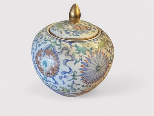 Porzellan deckelvase china - deckelvase,