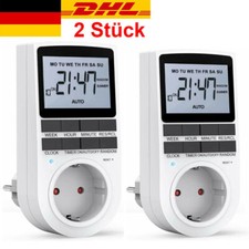 2x Digitale Zeitschaltuhr