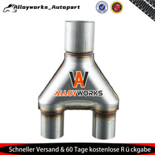 Edelstahl  Auspuff Y Rohr