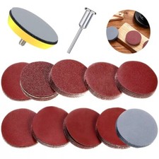 100 Stück Schleifscheiben 75mm Klett Schleifblätter Exzenter Schleifpapier Set