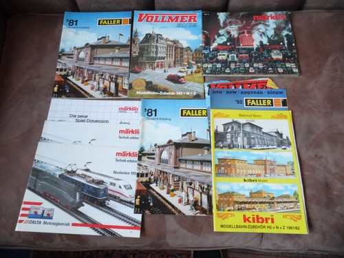 Alte eisenbahn kataloge - alte,