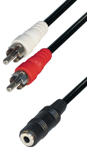 Adapter 20cm cinch - cinch, mit