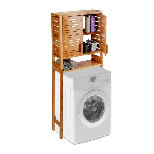 Waschmaschinenschrank bambus